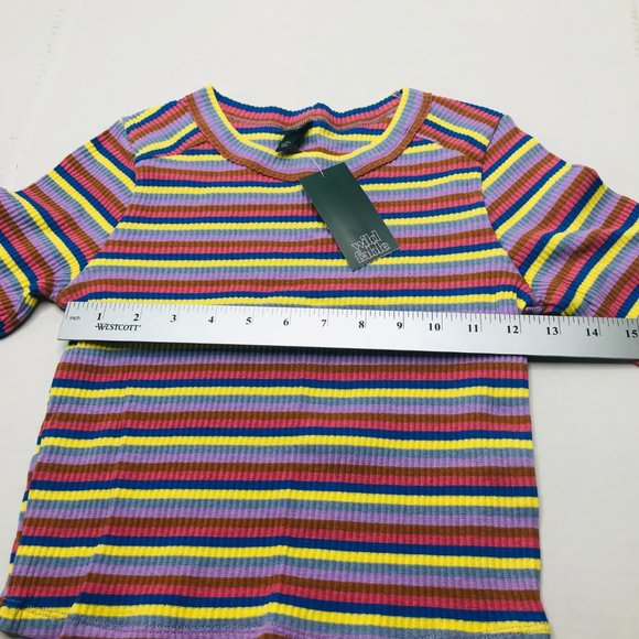 Lot of 2 Wild Fable Women's Size XS Long Sleeve Tee Shirts Peach Multicolor - Picture 9 of 16